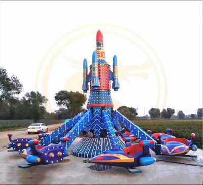 游乐场公园豪华自控飞机 户外大型游乐设备旋转升降飞机的魅力